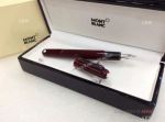 AAA Replica Mont Blanc Pens For Sale Red and Black M Marc Newson Fountain Pen